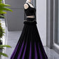 Noir Tassel Fringe Lehenga