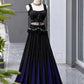 Noir Tassel Fringe Lehenga