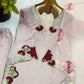 Noor Bloom Roman Glass Kurta Palazzo Dupatta Set for Festive and Elegant Occasions