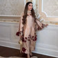 Noor Bloom Roman Glass Kurta Palazzo Dupatta Set for Festive and Elegant Occasions