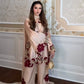 Noor Bloom Roman Glass Kurta Palazzo Dupatta Set for Festive and Elegant Occasions