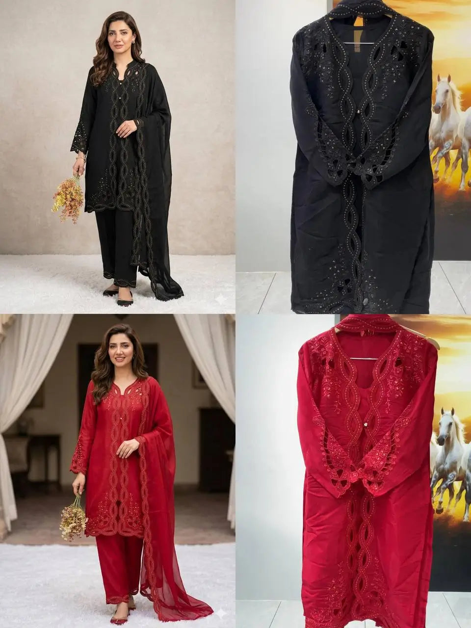 Noor Chanderi Kurti Shrug Pant Dupatta Set for Festive and Party Occasions