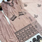 Noor Threadwork Crepe Silk Farshi Salwar Set for Festive and Family Occasions