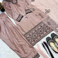 Noor Threadwork Crepe Silk Farshi Salwar Set for Festive and Family Occasions