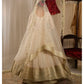 Off White Georgette Sequins Embroidered Kurta Plazo Set