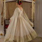 Off White Georgette Sequins Embroidered Kurta Plazo Set