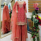 Olive Green Fandy Silk Embroidered Sequin Diamond Handwork Kurti Palazzo Set with Net Moti Dupatta | Festive Party Wear