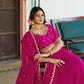 Olive Sequin Scallop Lehenga Set