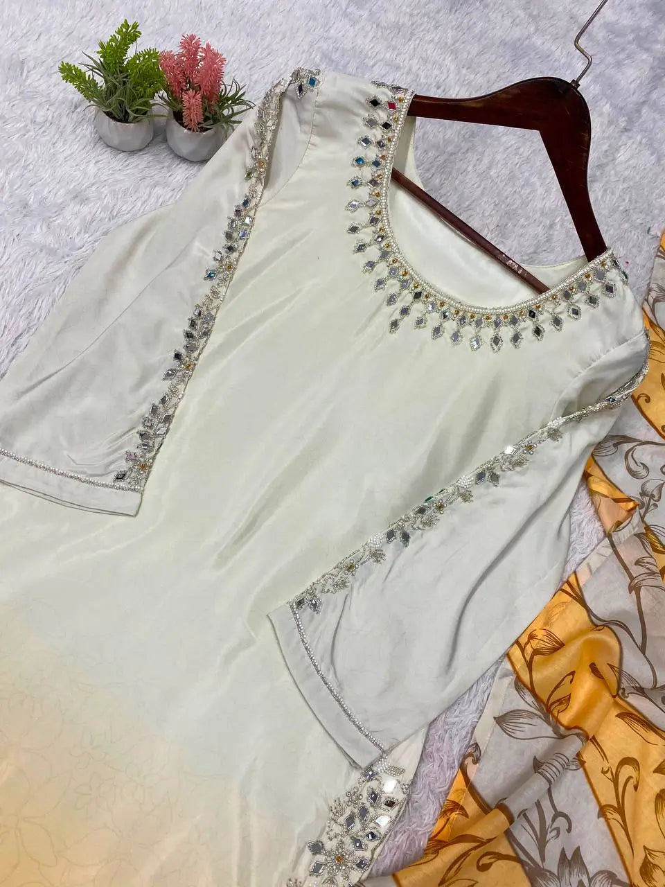 Ombre Mirror Bead Suit
