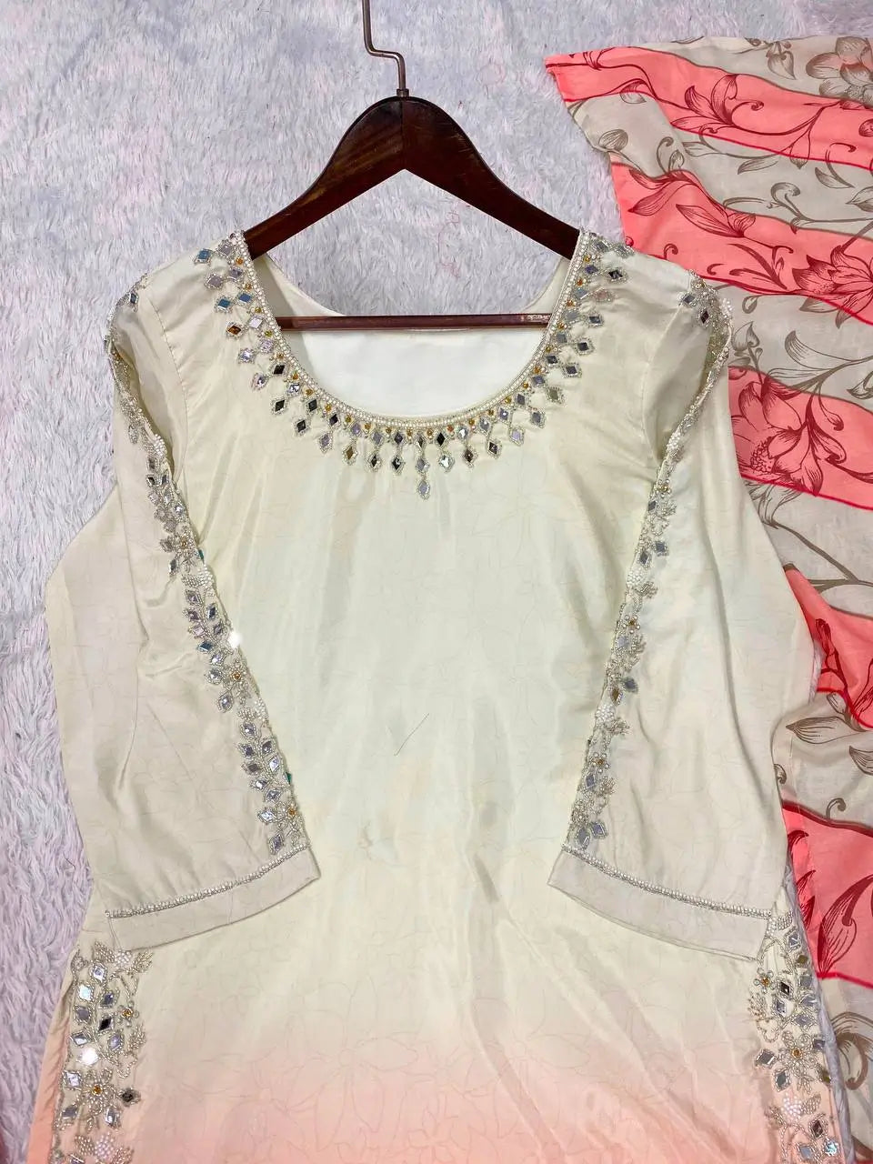 Ombre Mirror Bead Suit