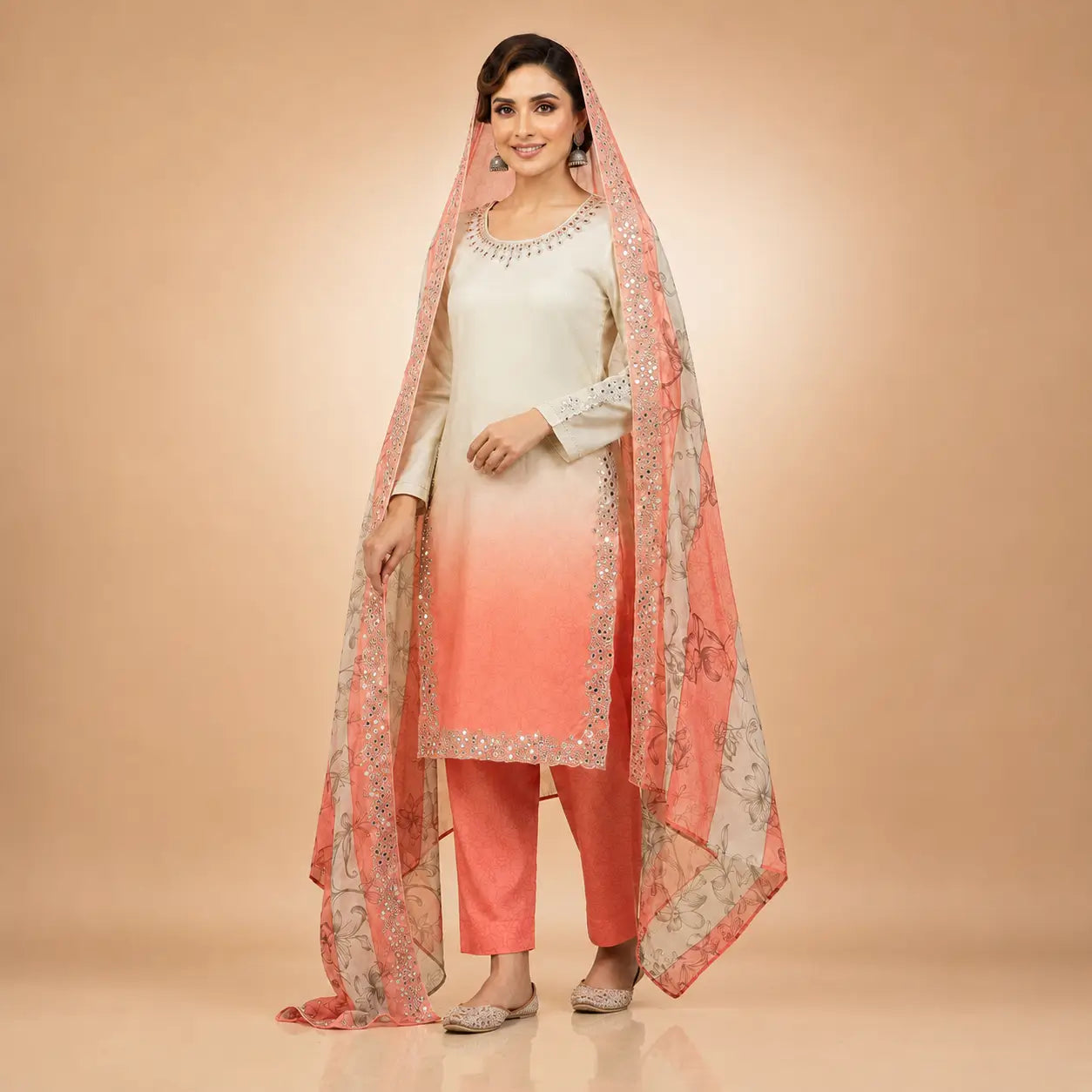 Ombre Mirror Bead Suit