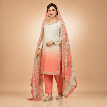 Ombre Mirror Bead Suit
