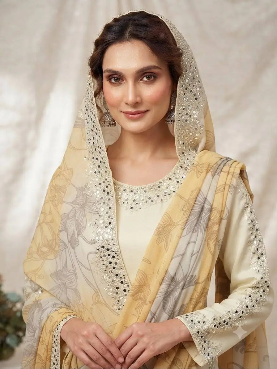 Ombre Mirror Bead Suit
