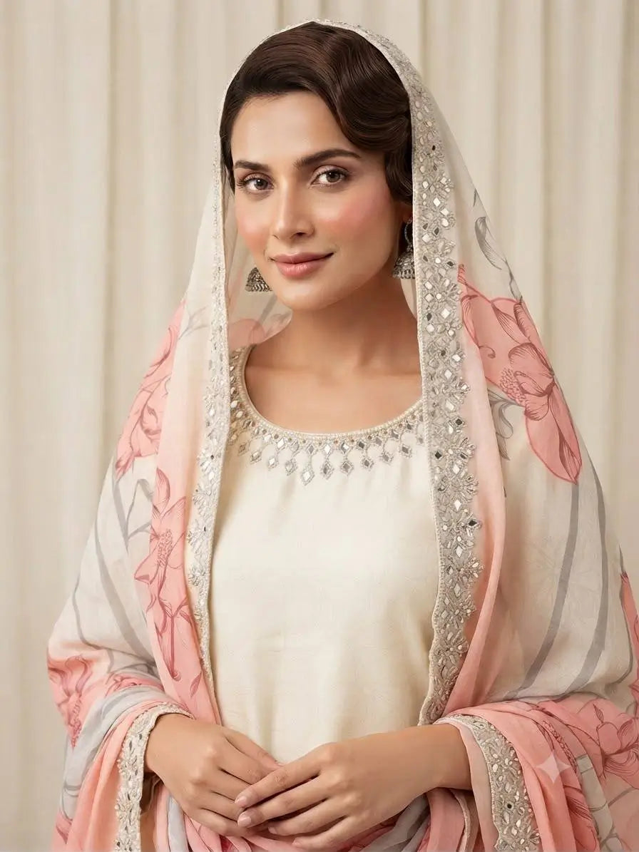 Ombre Mirror Bead Suit