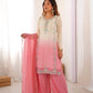 Ombre Mirror Work Kurti Set