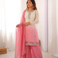 Ombre Mirror Work Kurti Set