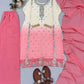 Ombre Mirror Work Kurti Set
