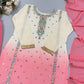 Ombre Mirror Work Kurti Set