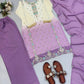 Ombre Mirror Work Kurti Set