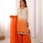 Ombre Mirror Work Kurti Set
