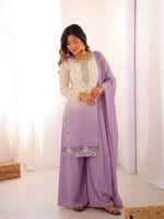 Ombre Mirror Work Kurti Set