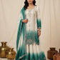 Ombre Sequin Scalloped Suit