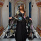 Onyx Butterfly Print Anarkali