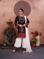 Onyx Tribal Motif Suit