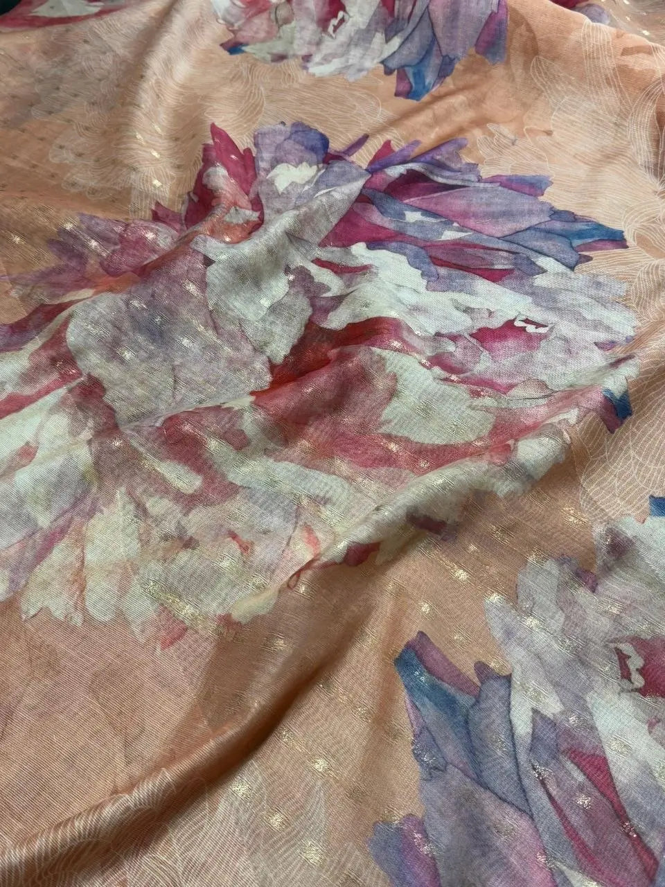 Organza Leheriya Saree with Ikkat Pallu for Festive and Elegant Occasion Wear