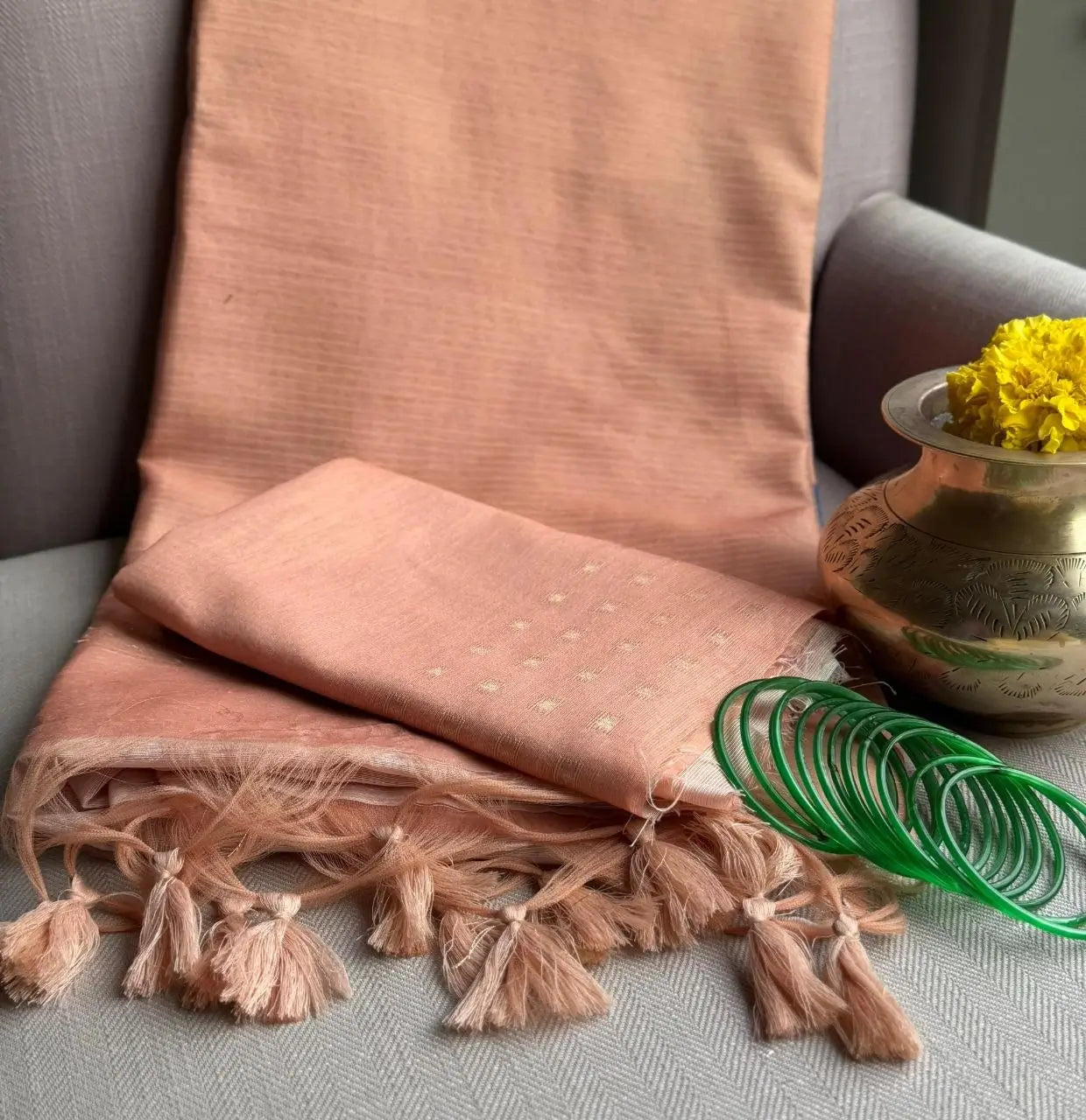 Organza Leheriya Saree with Ikkat Pallu for Festive and Elegant Occasion Wear