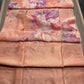 Organza Leheriya Saree with Ikkat Pallu for Festive and Elegant Occasion Wear