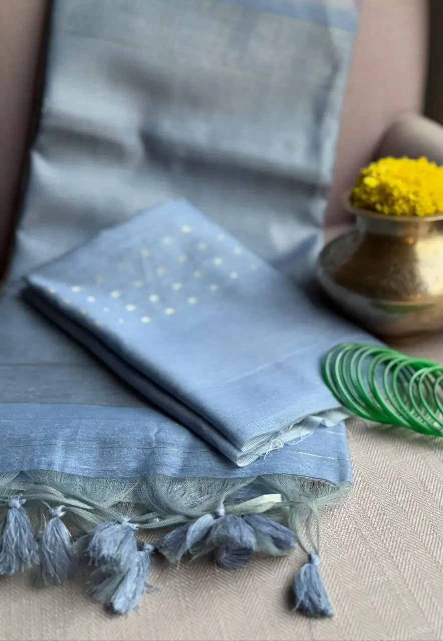 Organza Leheriya Saree with Ikkat Pallu for Festive and Elegant Occasion Wear