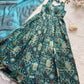 Organza Silk Digital Print Anarkali Gown with Dupatta