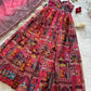 Organza Silk Digital Print Anarkali Gown with Dupatta