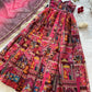 Organza Silk Digital Print Anarkali Gown with Dupatta