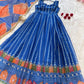 Organza Silk Digital Print Anarkali Gown with Dupatta