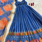 Organza Silk Digital Print Anarkali Gown with Dupatta