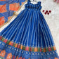 Organza Silk Digital Print Anarkali Gown with Dupatta