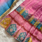 Organza Silk Digital Print Anarkali Gown with Dupatta