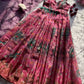 Organza Silk Digital Print Anarkali Gown with Dupatta