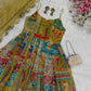 Organza Silk Digital Print Anarkali Gown with Dupatta