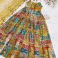 Organza Silk Digital Print Anarkali Gown with Dupatta