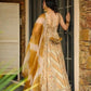 Organza Silk Digital Print Anarkali Gown with Dupatta