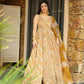 Organza Silk Digital Print Anarkali Gown with Dupatta