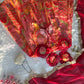 Organza Silk Digital Print Anarkali Gown with Dupatta