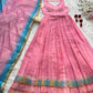 Organza Silk Digital Print Anarkali Gown with Dupatta