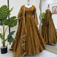 Organza Silk Embroidered Suit Set with Dupatta