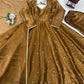 Organza Silk Embroidered Suit Set with Dupatta