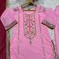 Organza Silk Sharara Set With Mirror Embroidery