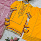 Organza Silk Sharara Set With Mirror Embroidery